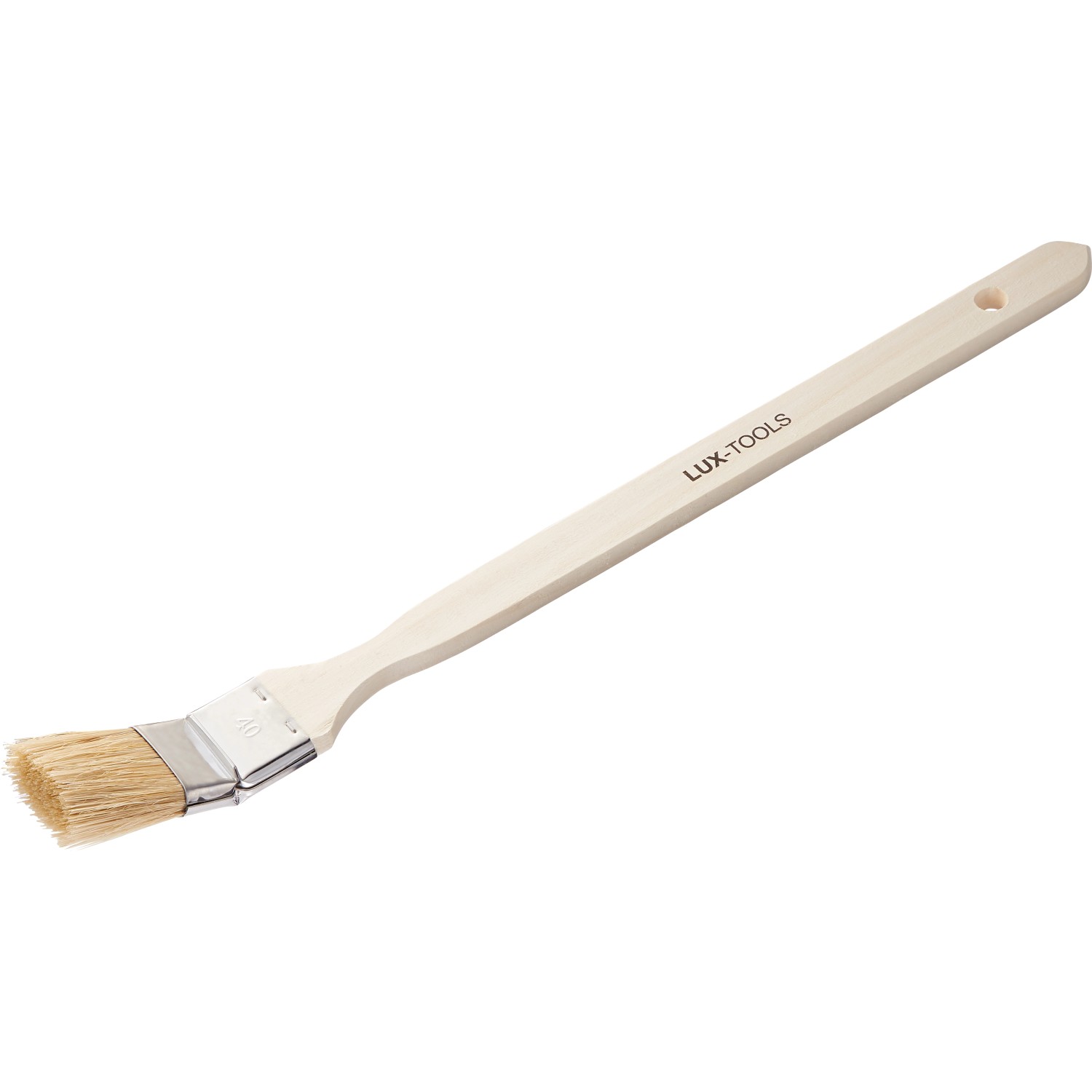 LUX-TOOLS Zárohový štětec na vodou ředitelné barvy, dřevěná rukojeť, 40 mm