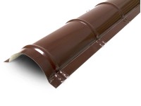 COVERNIT Hřebenáč oblý CLASSIC RAL 8017 hnědý 2000 x 300 mm