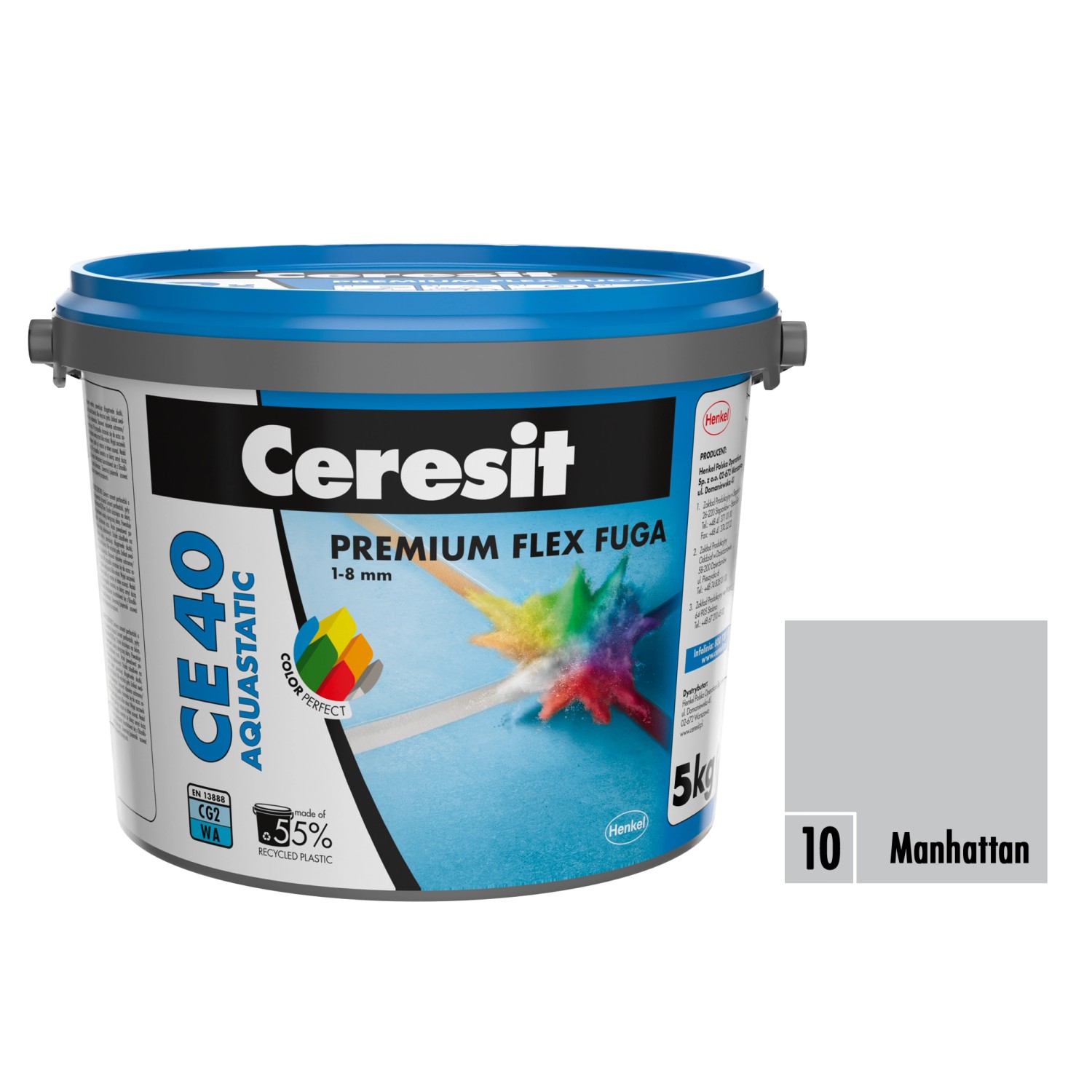 Ceresit Flexibilní spárovací hmota CE 40 Aquastatic Manhattan, 5 kg