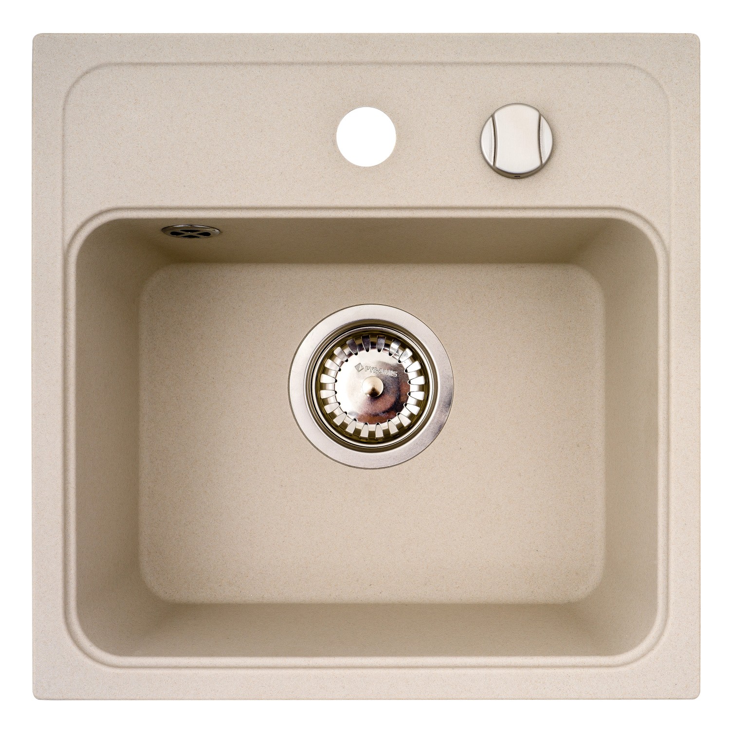 Pyramis Granitový dřez Camea Mini 1B, sand beige, 40 x 40 cm
