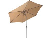 Gartenfreude Slunečník se 6 vzpěrami, šedohnědá, pr. 200 cm