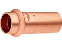 Lisovací redukční vsuvka měděná, pr. 22 mm x 15 mm, 1 ks Lisovací redukční vsuvka měděná, pr. 22 mm x 15 mm, 1 ks