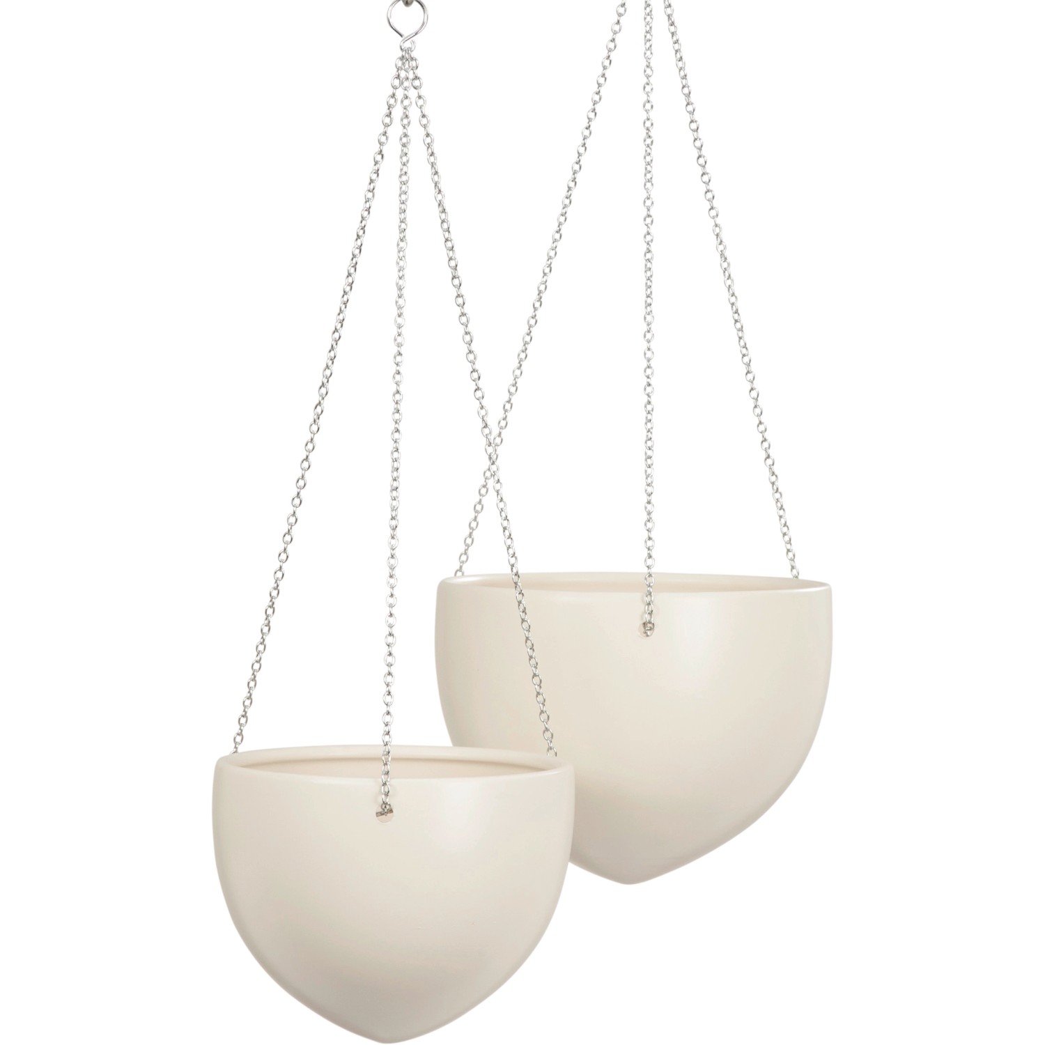 Scheurich Závěsný obal na květináč 845 krémový průměr 18 cm