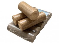 HEPA Ekologické dřevní válcové brikety z jehličnatého dřeva - měkké, 10 kg