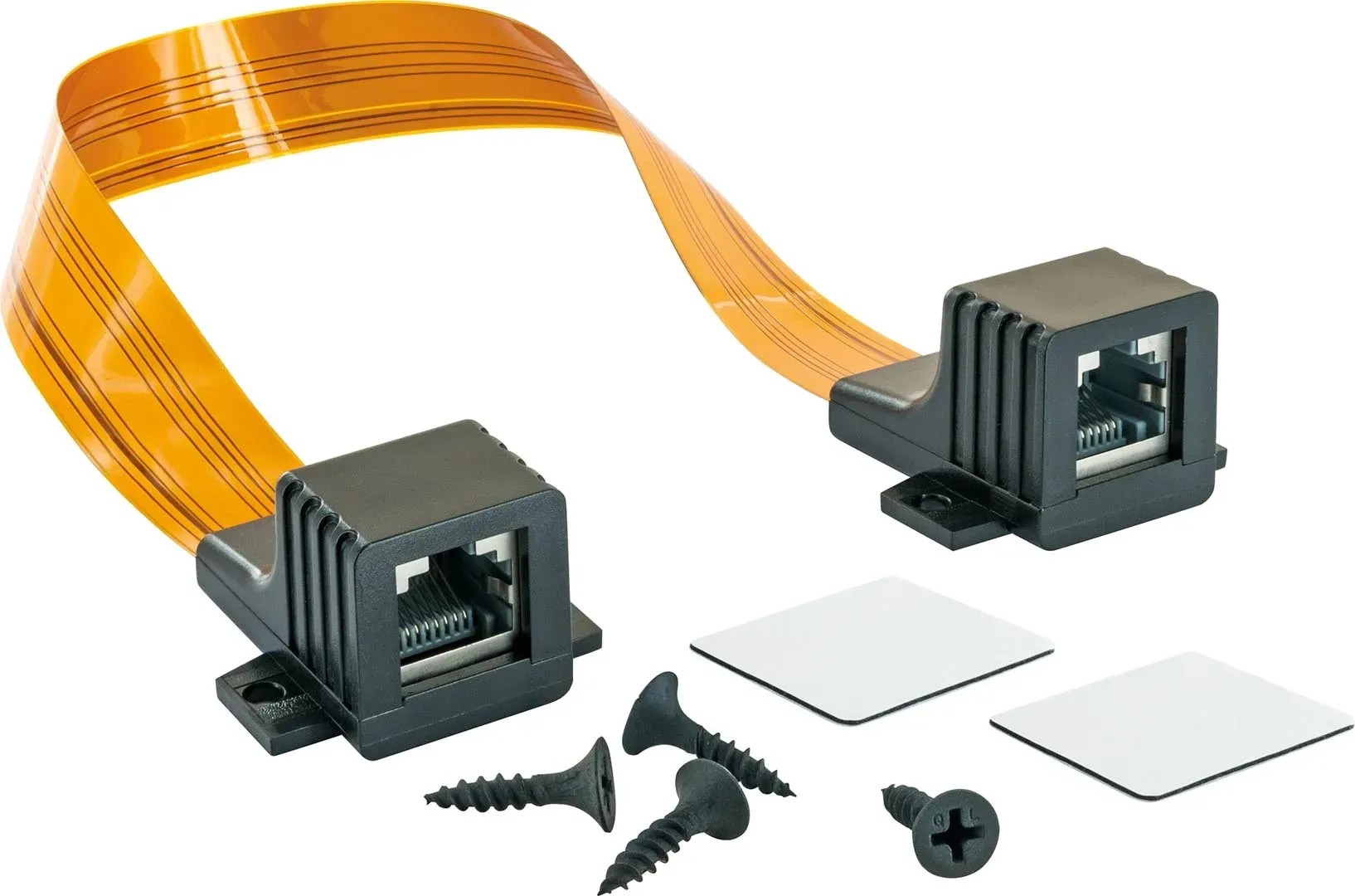 Prechodka Rj45 Schwaiger Ultraplochá okenní síťová průchodka RJ45, 29,5 cm
