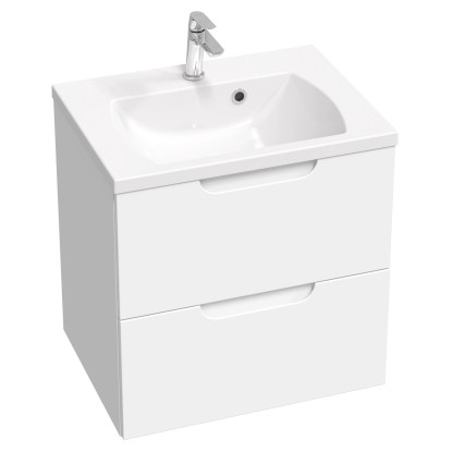 RAVAK Skříňka pod umyvadlo SD Classic II 600, bílá/bílá, 60 x 45 x 58,5 cm
