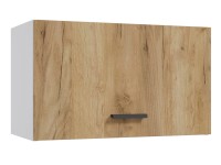 Deftrans Horní kuchyňská skříňka Gold 1D, zlatý dub/bílá, 60 x 36 x 31 cm