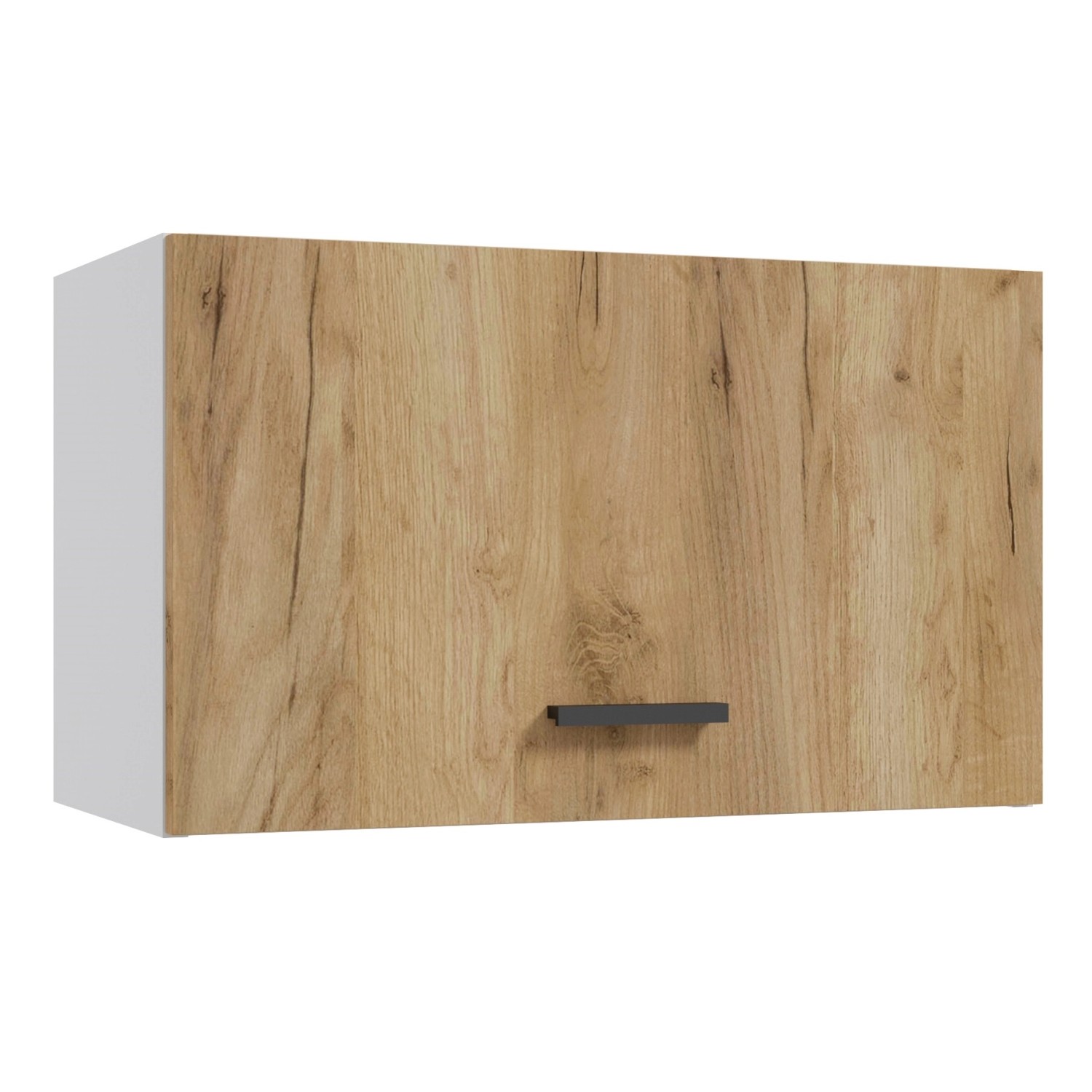 Deftrans Horní kuchyňská skříňka Gold 1D, zlatý dub/bílá, 60 x 36 x 31 cm