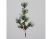 DPI Umělá větvička borovice s šiškou 80 cm