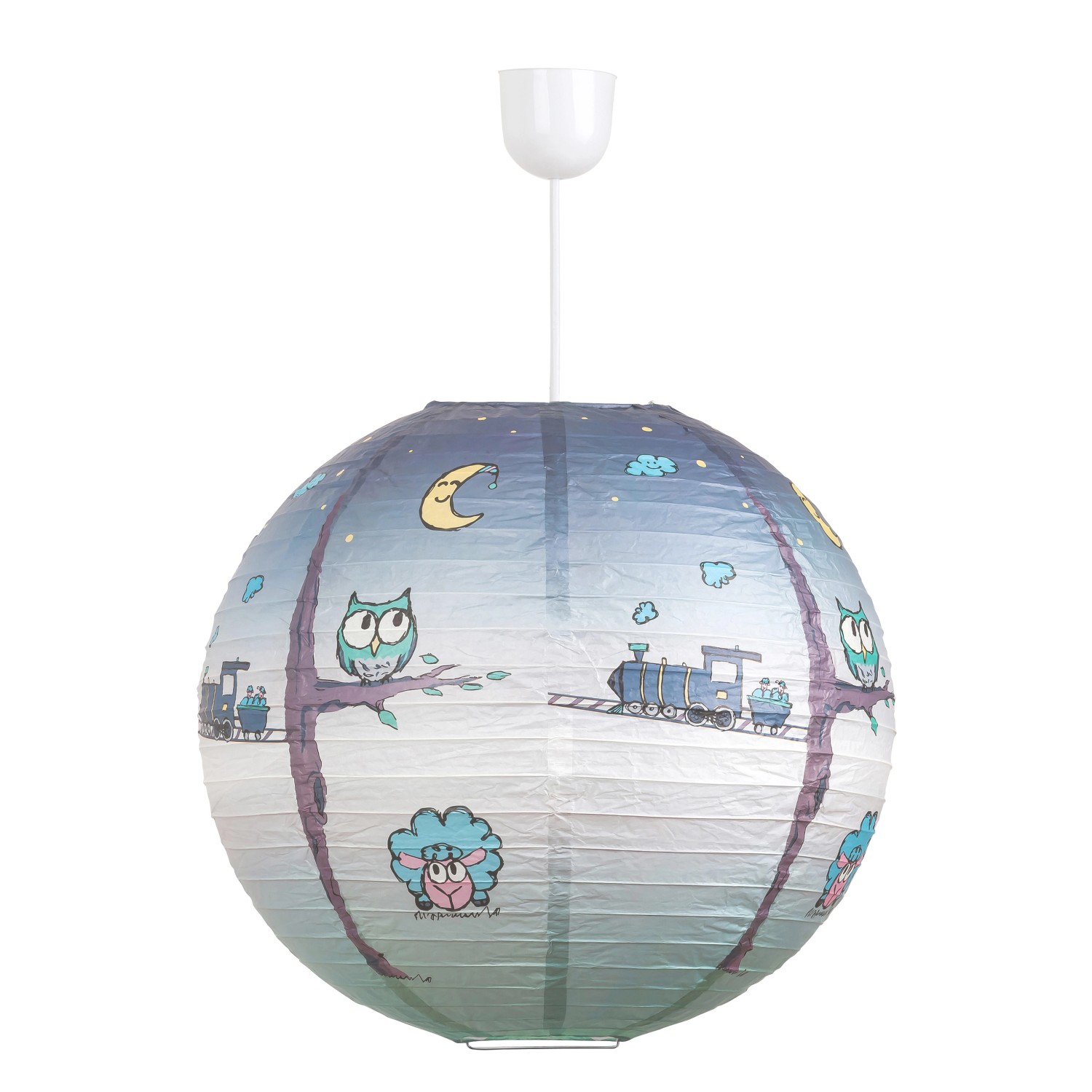 Rabalux Dětské stínidlo Shepherd, modrá, pr. 40 cm