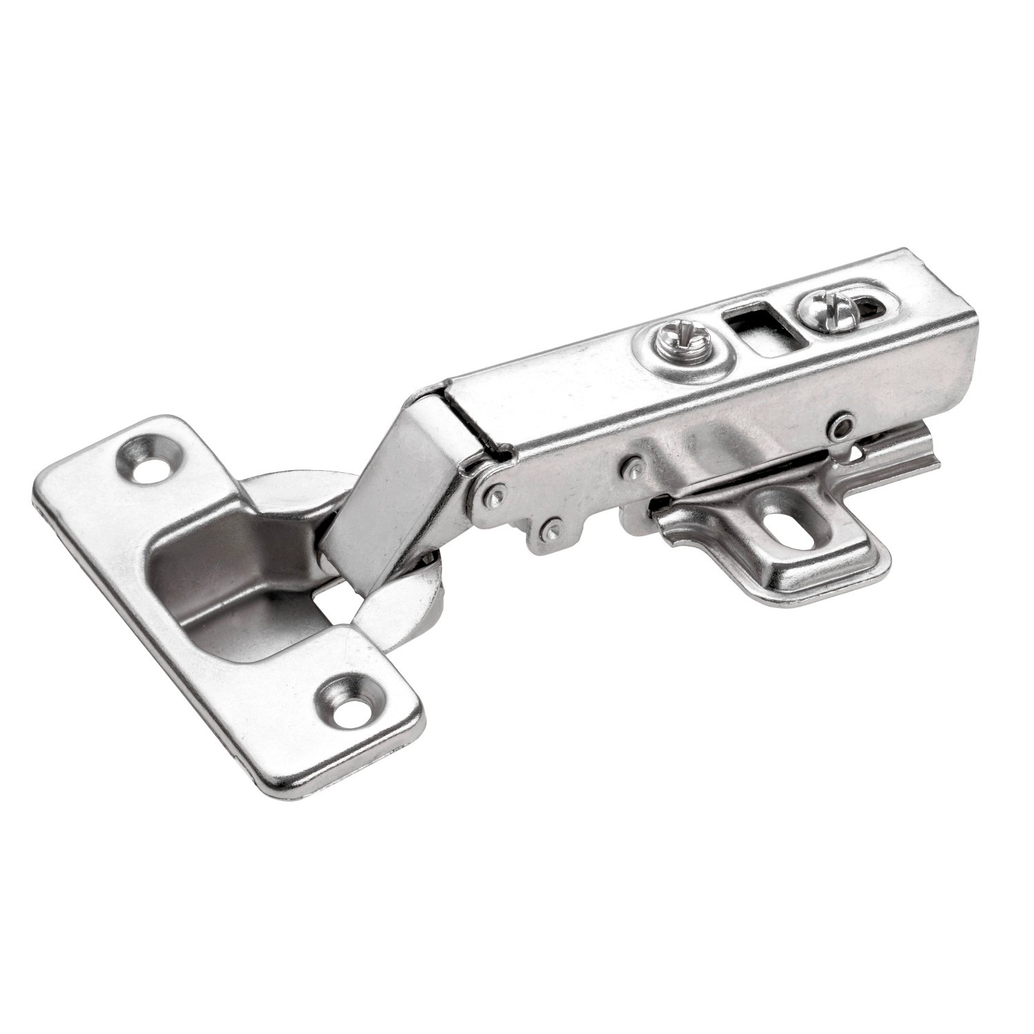 Hettich Dvojramenný nábytkový závěs, klip, plné překrytí, poniklovaný, 35 mm