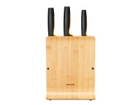 FISKARS Bambusový blok se třemi noži Functional Form