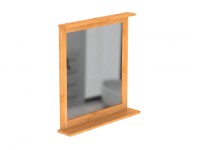 Eisl Koupelnové zrcadlo s poličkou, bambus, 70 x 67 cm Eisl Koupelnové zrcadlo s poličkou, bambus, 70 x 67 cm