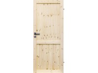 RADEX Falcové interiérové dveře LUGANO EKO plné, borové dřevo, 70 P RADEX Falcové interiérové dveře LUGANO EKO plné, borové dřevo, 70 P