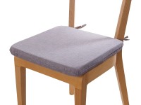 B.E.S. Podsedák se šňůrkami a zipem šedý 40 x 40 x 4 cm