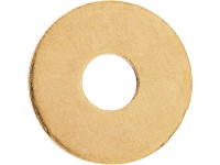 LUX-TOOLS Karosářská podložka mosazná pr. 6,4 x 18 mm, 8 ks