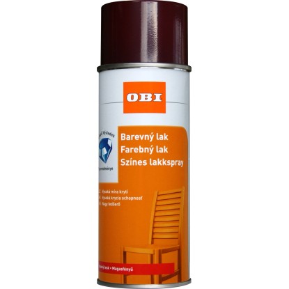 OBI Lak ve spreji vysoce lesklý burgundská 400 ml