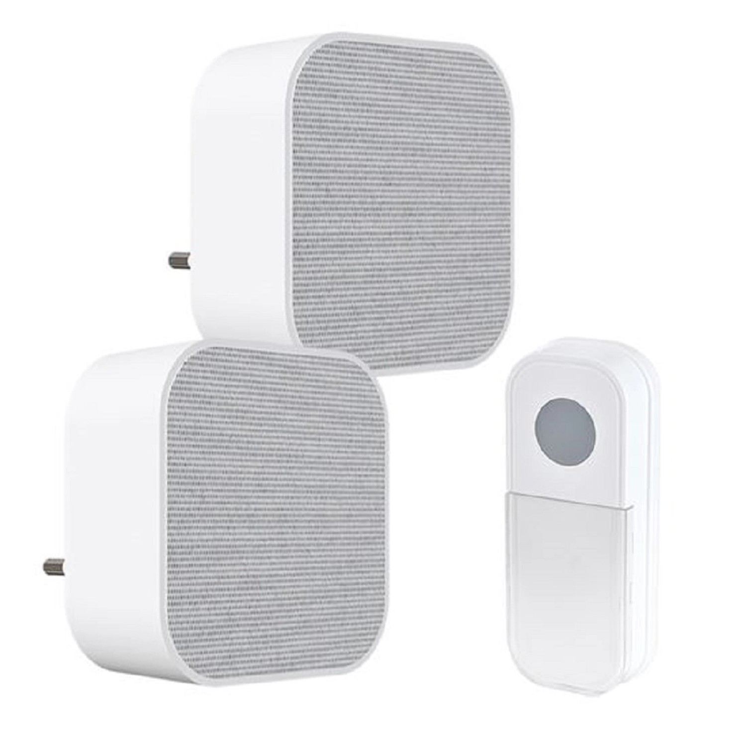 Solight Bezdrátový domovní zvonek 1L74DZ do zásuvky, learn.code, 180m, bílá