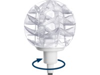 OBI LED solární svítidlo s trnem Termoli s bílým dekoračním prvkem