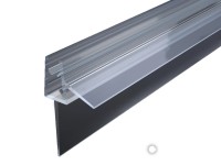 Aurlane Vodoodpudivý U profil pro skládací vanovou zástěnu, 1,5 m