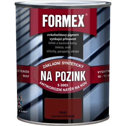 Formex Základ na pozink S2003 červenohnědý 600 ml