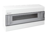 Modulová rozvodnice na omítku SRn-18 (N+PE) kouřová, IP40