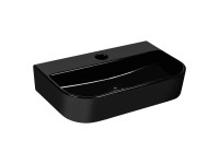 A-Interiéry Keramické umyvadlo na desku Benny 380 černé