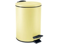 Spirella Nášlapný odpadkový koš Adelar, žlutá matná, 3 l