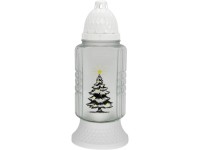 Z-TRADE Hřbitovní lucerna Madona Vánoční stromek 27 cm + vklad 80 g