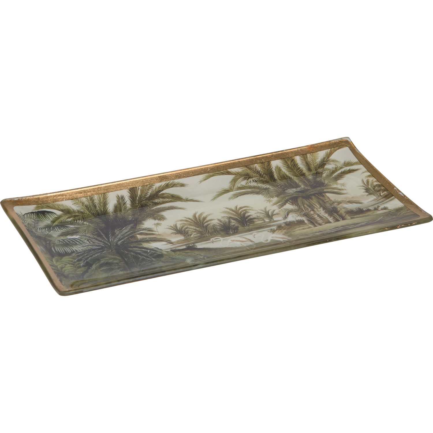 Skleněný podnos Safari Lodge 21 cm x 10 cm