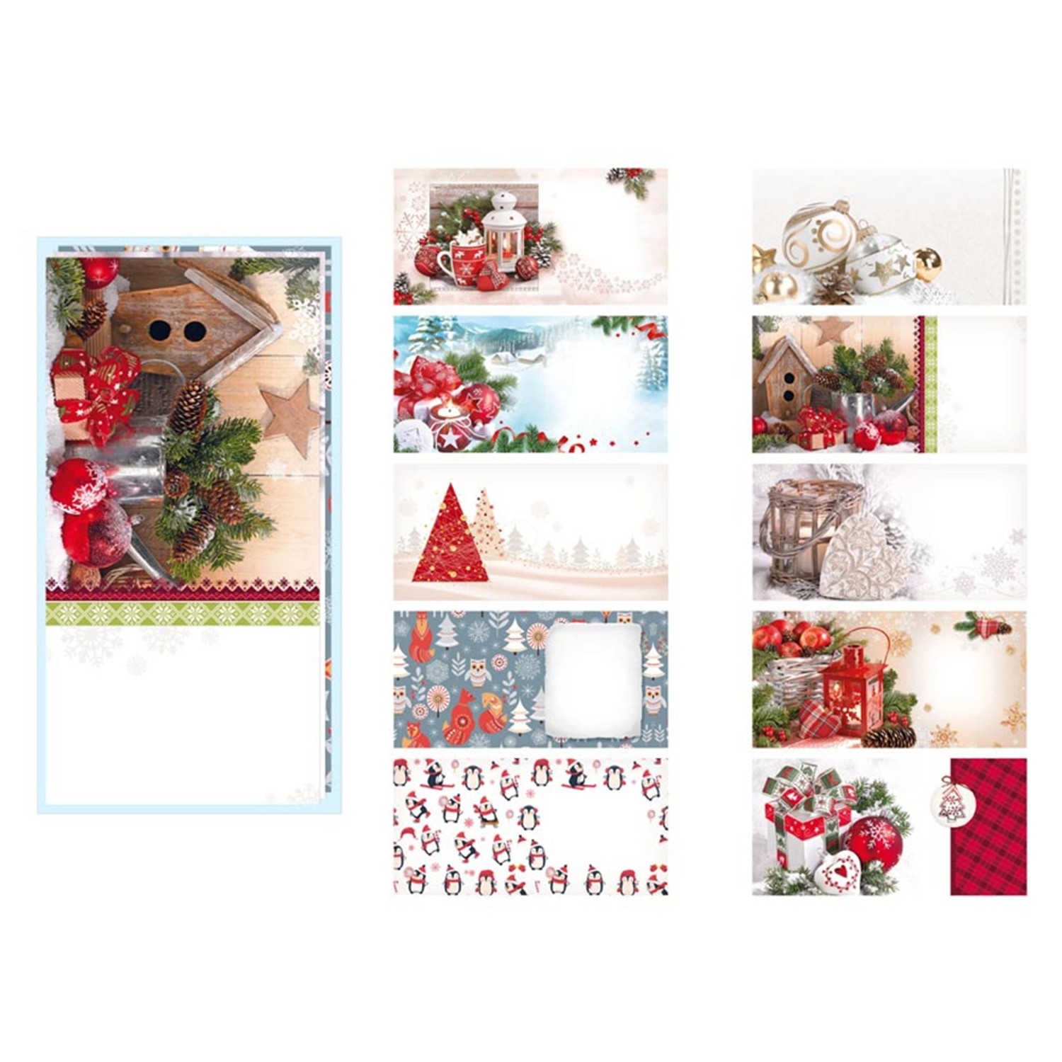 MFP Dopisní obálka vánoční DL 220 x 110 x 1 mm