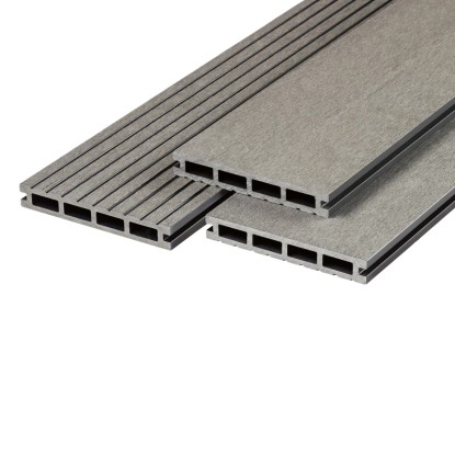 OBI WPC terasové prkno světle šedé 3000 x 21 x 145 mm