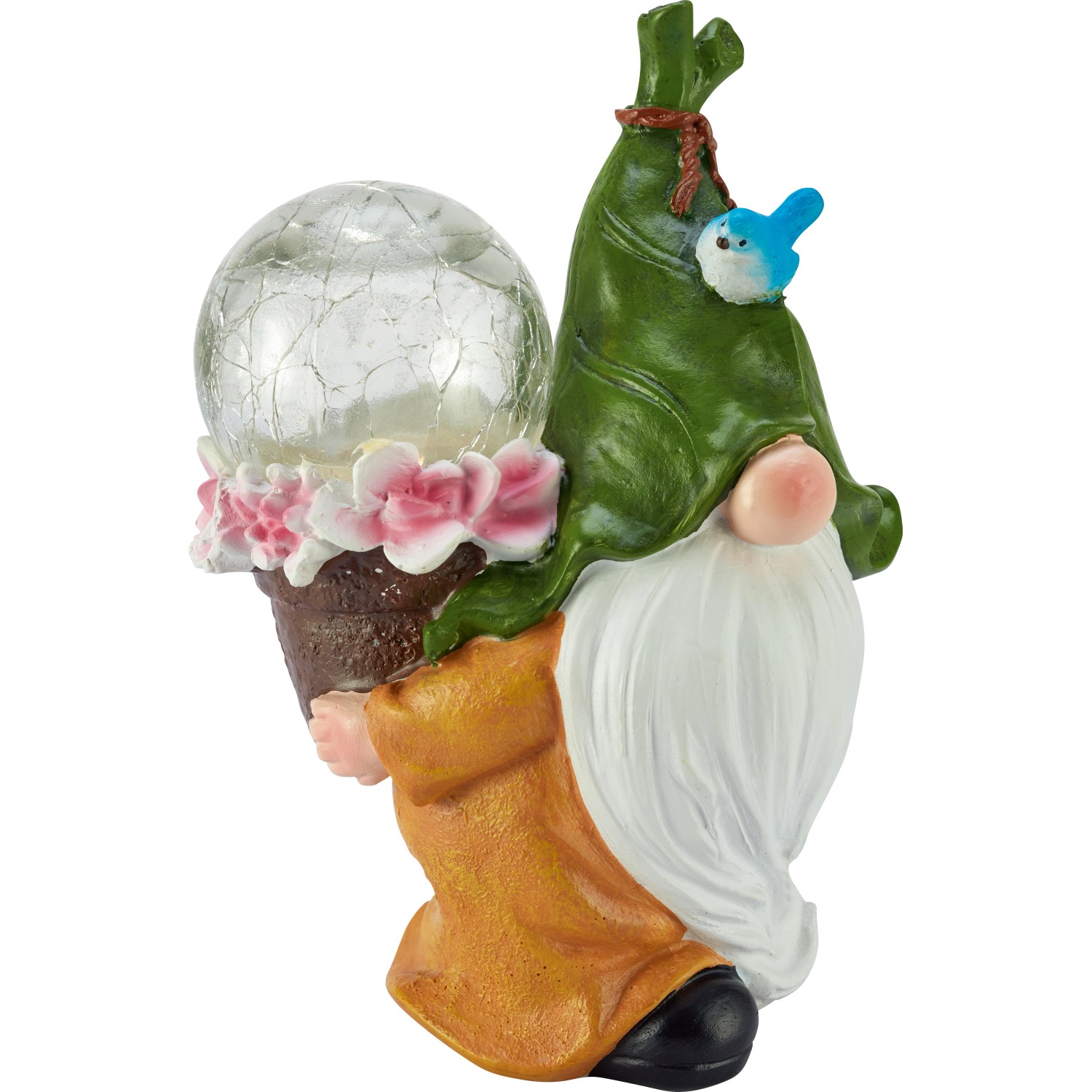 OBI LED Solární dekorativní lampa trpaslík, žlutý 11,5 x 8,4 x 17,4 cm