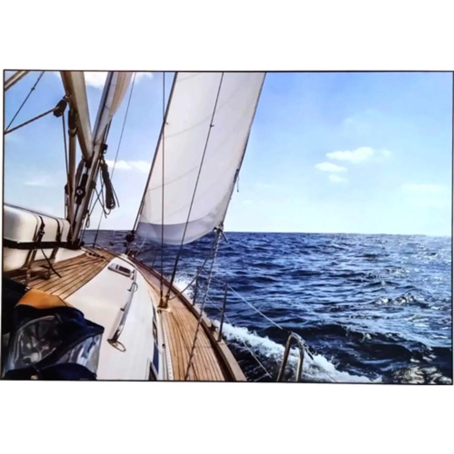 Bondecor Obraz, MDF rám, Put Frame Plachetnice 70 x 100 cm