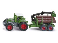 SIKU Kovový model Traktor Fendt s přívěsem na kulatinu SIKU Kovový model Traktor Fendt s přívěsem na kulatinu