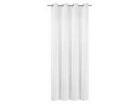 Závěs s kroužky, bílý, 240 x 140 cm