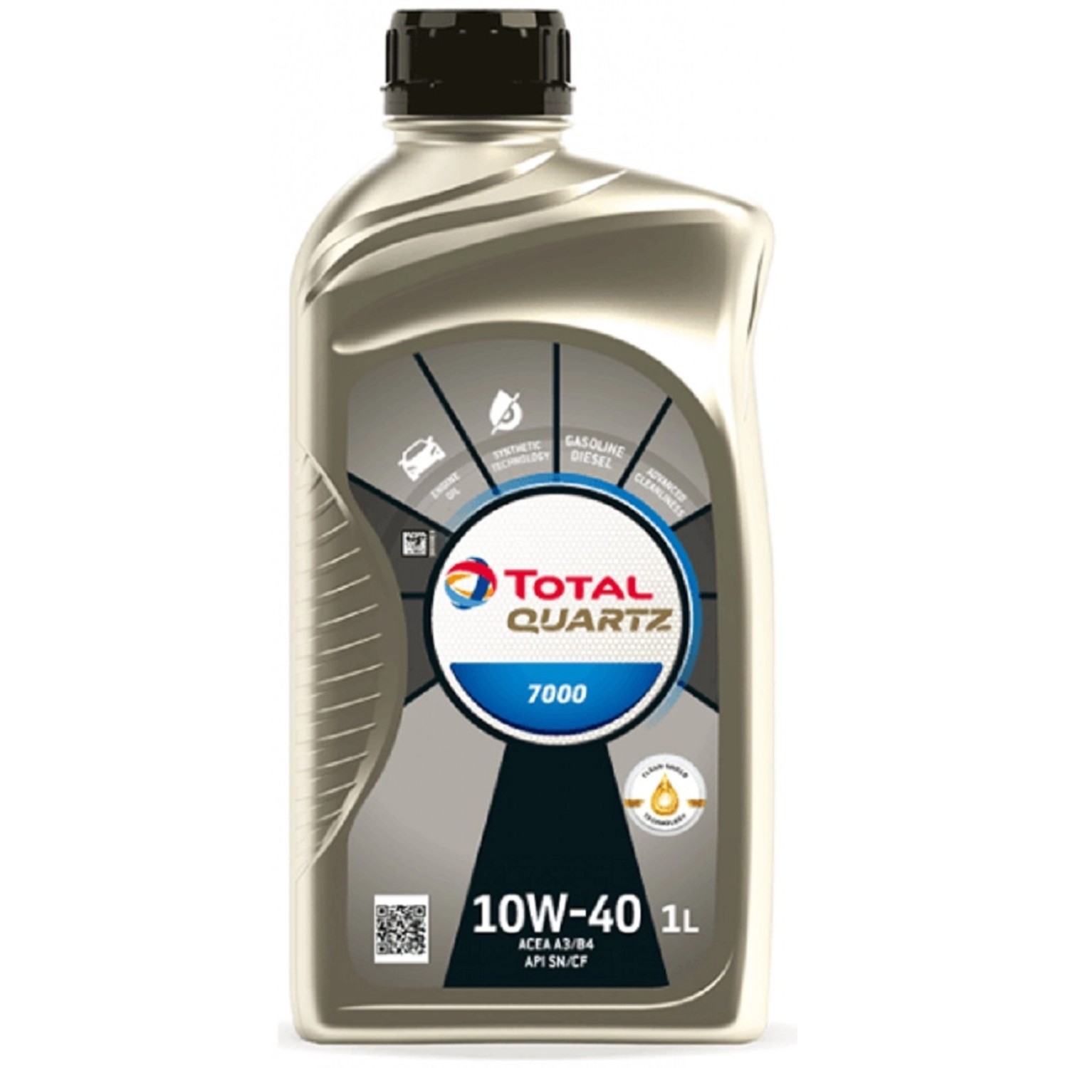 Total Quartz Motorový olej 7000 10W-40, 1 l
