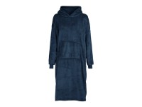 Mica Decorations Dlouhá pončo mikina s kapucí, tmavě modrá, UNI velikost Mica Decorations Dlouhá pončo mikina s kapucí, tmavě modrá, UNI velikost