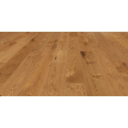 Vzorek parket Living by Haro, dub-mocca olejovaná selská prkna.