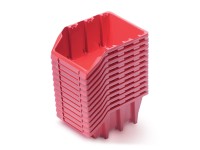 Kistenberg Set úložných boxů Bineer 12 Long KBILS12 červená 12 x 7,7 x 6 cm