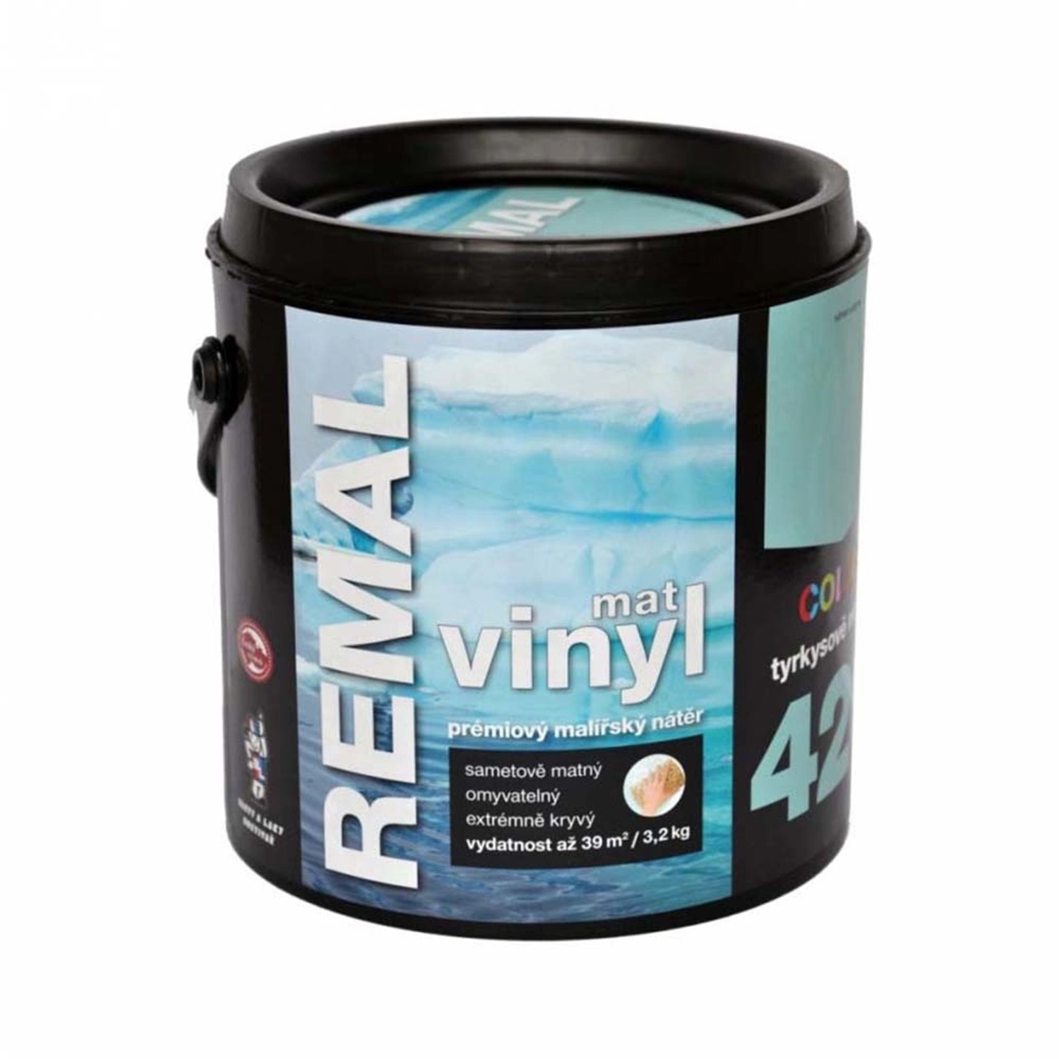 Remal Vinyl Color mat tyrkysově modrá 3,2kg