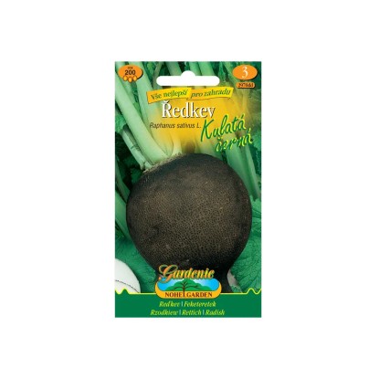 Gardenie Ředkev KULATÁ ČERNÁ