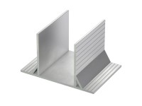 GS Terrassen Zemní a hlavová kotva pro sloupky ALUecofix, 80 x 80 mm