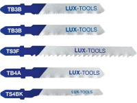 LUX-TOOLS Sada pilových listů do přímočaré pily do kovu, 5dílná