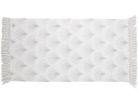 VLC Bavlněný koberec se vzorem bílo-mátový 60 x 120 cm