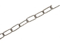 LUX-TOOLS Řetěz dlouhočlánkový kroucený ocelový staroměděný, pr. 4 mm - metráž
