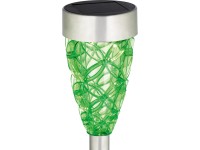OBI LED solární svítidlo s trnem Donati zelené