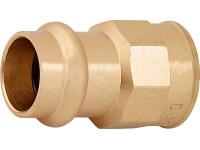 Přechodový nátrubek červený bronz, pr. 22 mm x 24,1 mm (Rp 3/4), 1 ks Přechodový nátrubek červený bronz, pr. 22 mm x 24,1 mm (Rp 3/4), 1 ks