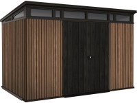 KETER Plastový zahradní domek Pent 11x7 Vertical, hnědá, 342 x 216 x 226 cm