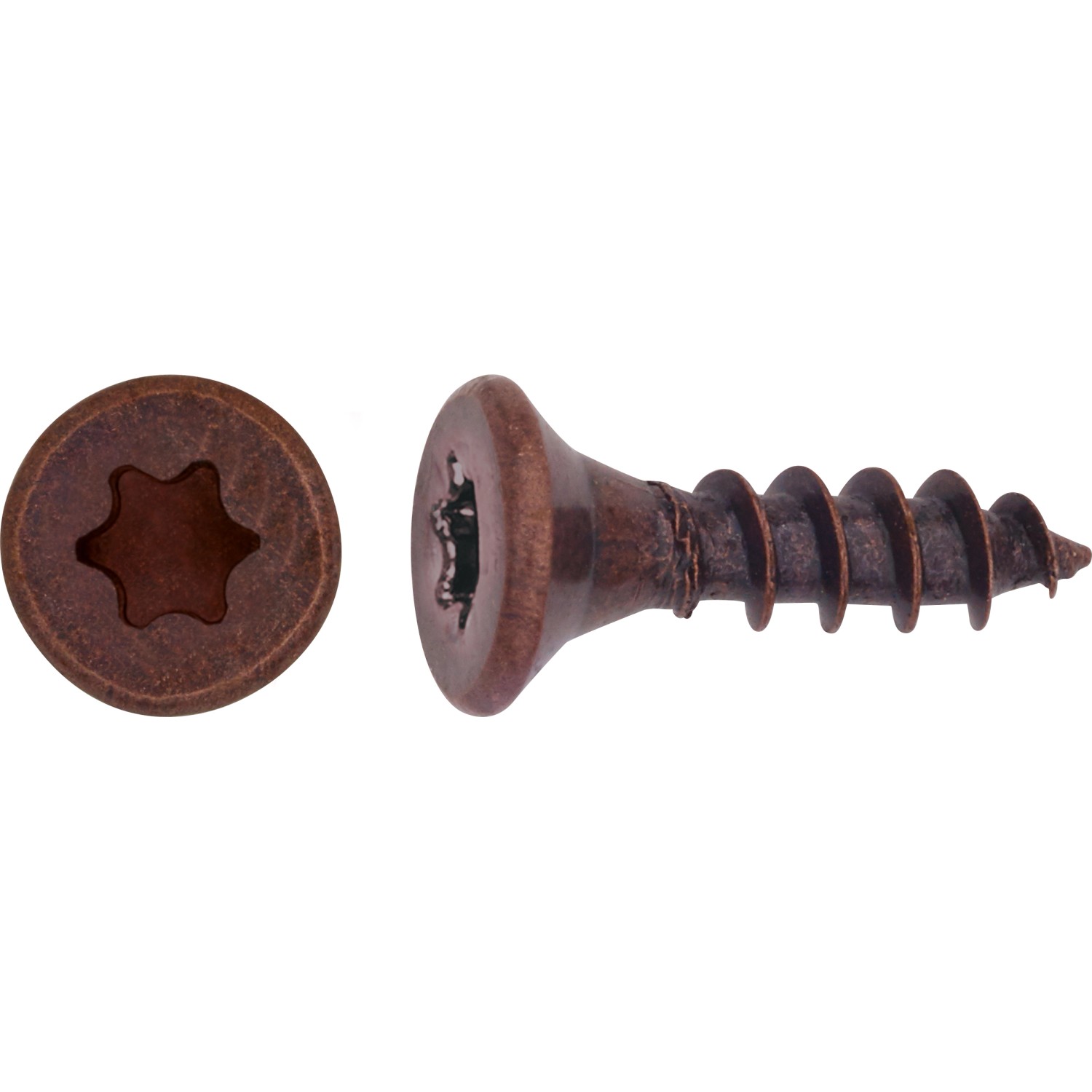 Uni vrut se zápustnou hlavou TX10 plný závit brynýrovaný 3x12 mm, 25 ks